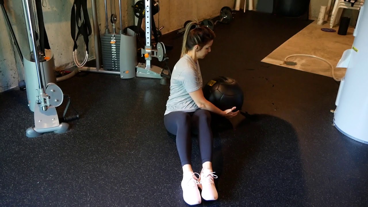 Med Ball Russian Twist YouTube