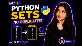 Stop Using Lists for Everything !😱 Learn Python Sets | Beginner Tutorial