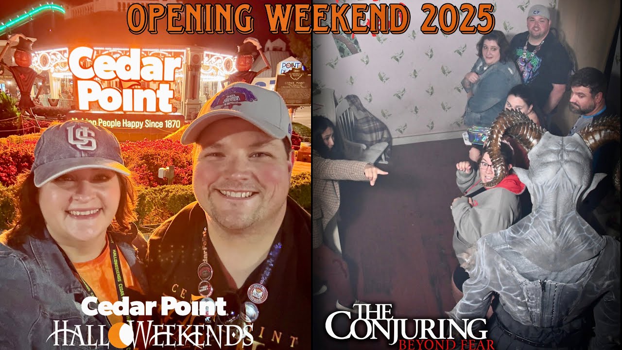 Cedar Point's HalloWeekends Opening Weekend 2025 featuring The Conjuring Beyond Fear Experience
