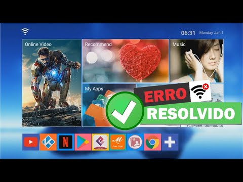 Erro conexão Tv box mxq pro 4k - RESOLVIDO