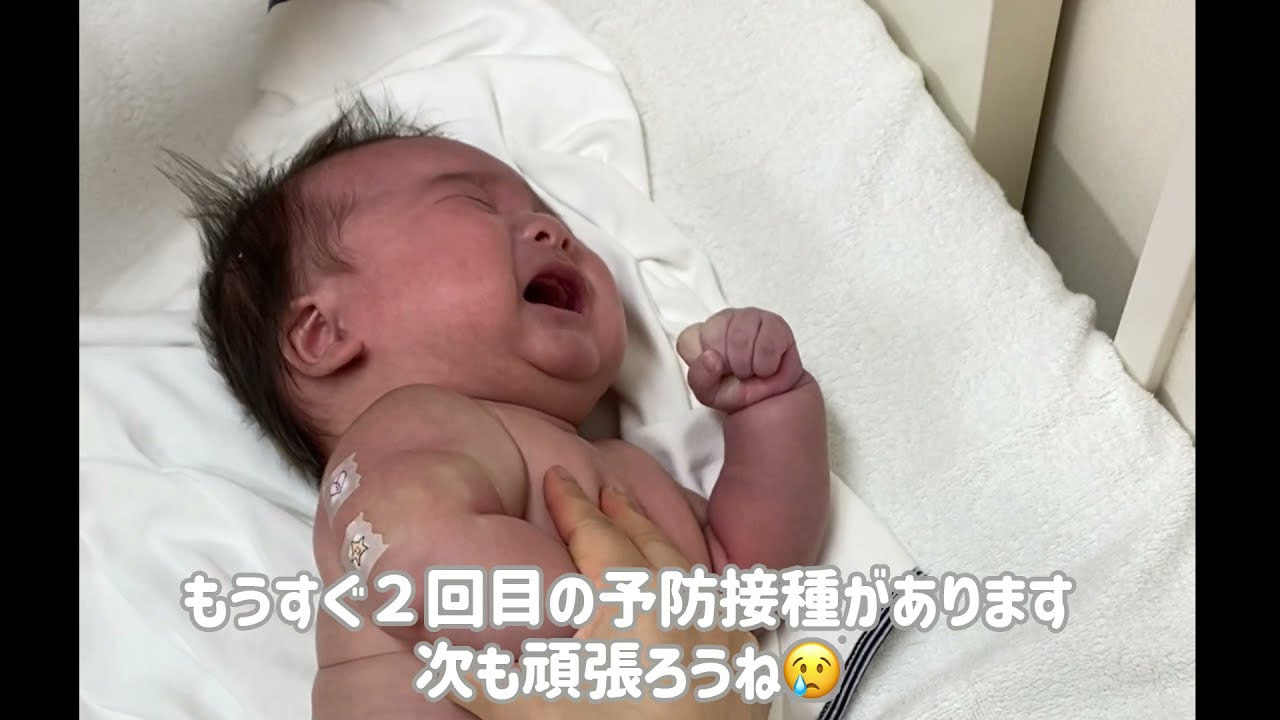 【生後2ヶ月】はじめての予防接種  2 months Baby's first vaccination shots