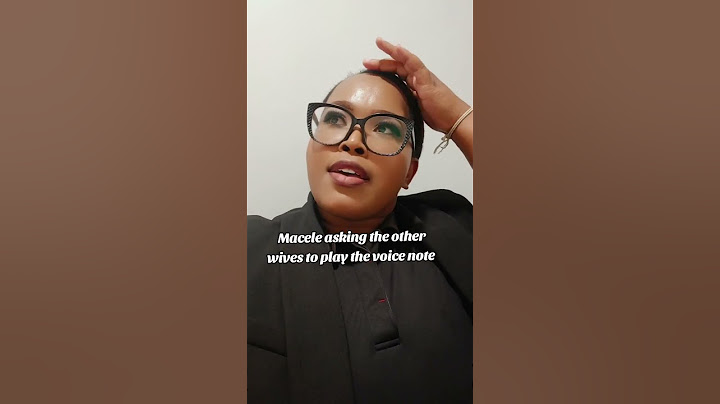 MaCele asking for the voice note from the sister wives on uThando Nesthembu 😂