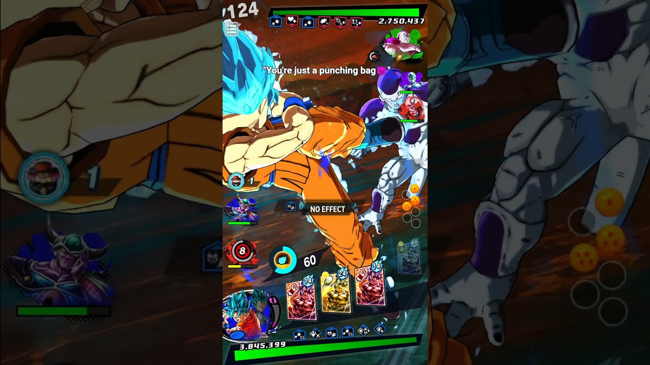 "New SSB Goku One Shot ULTRA Full Power Frieza💀💥" (Dragon Ball Legends) 