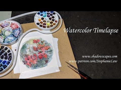 Watercolor Timelapse - Dreamer Part I
