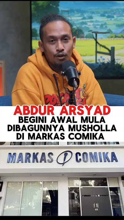 sejarah musholla di markas comika #abdurarsyad #ustadfelixsiauw #musholla