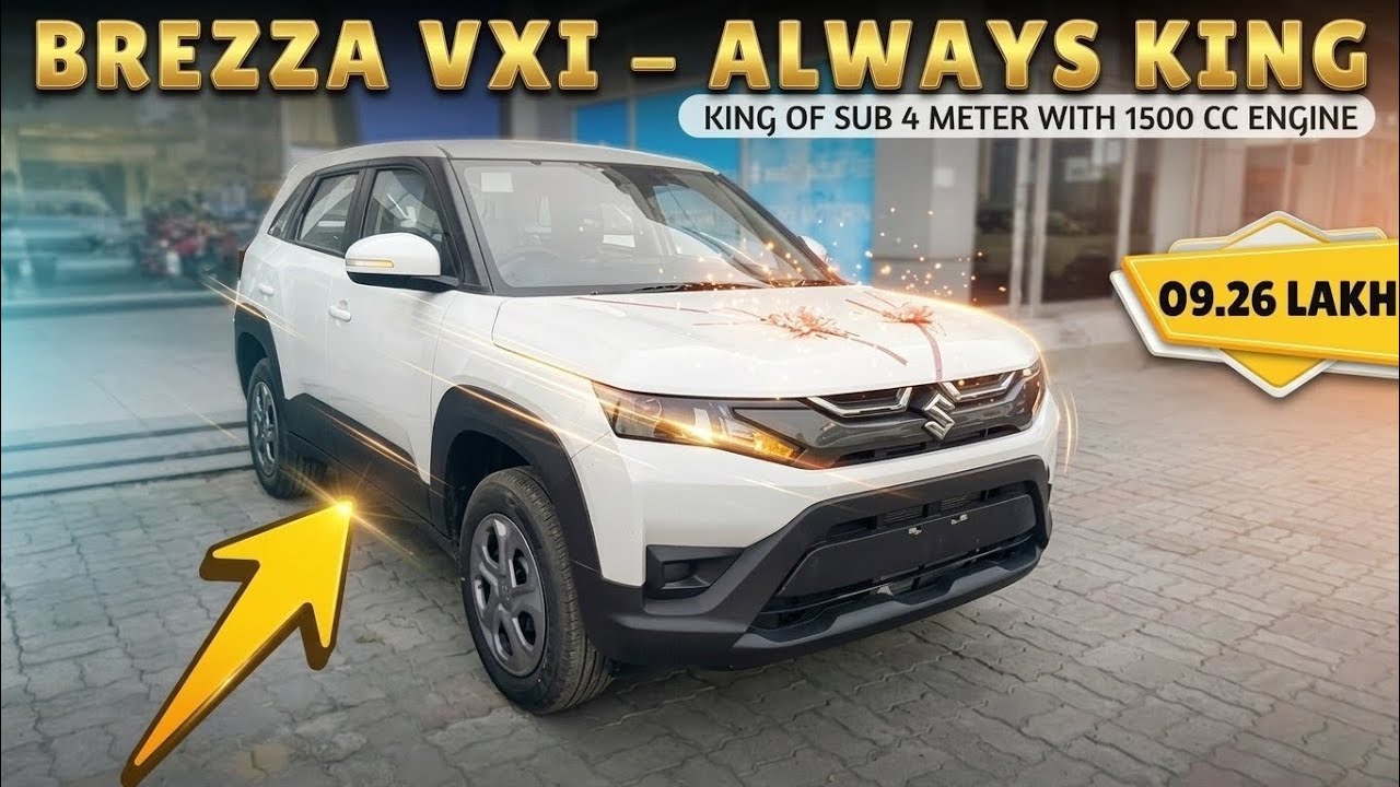 Maruti Brezza VXI 🔥 1500 cc engine के साथ segment leader - YouTube