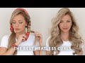 NEW Heatless Curls Tutorial 💙 ROBE CURLS UPDATED