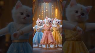 Unity in Paws: Kittens in Synchronized Steps 🕺#synchronizeddance #PetPerformance #FluffyFriends #cat