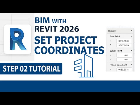 Set Project Coordinates | Revit 2026 Tutorial 02