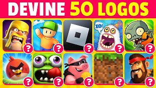 Devine 50 LOGOS de JEUX MOBILES en 3 Secondes ✅📱🧠