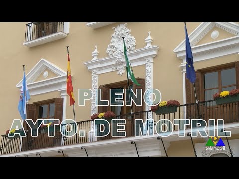 Pleno  Extraordinario Ayto. de Motril 13 de mayo 2025