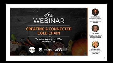 FoodLogiQ Webinar Creating a Connected Cold Chain