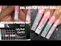 EASTER BUNNY POLYGEL NAILS! 🐰 Rosalind Polygel Kit Review | Easy Spring Nail Art