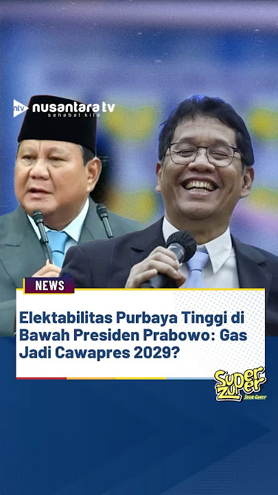 Elektabilitas Purbaya Tinggi di Bawah Presiden Prabowo: Gas Jadi Cawapres, Pak Pur? #nusantaratv