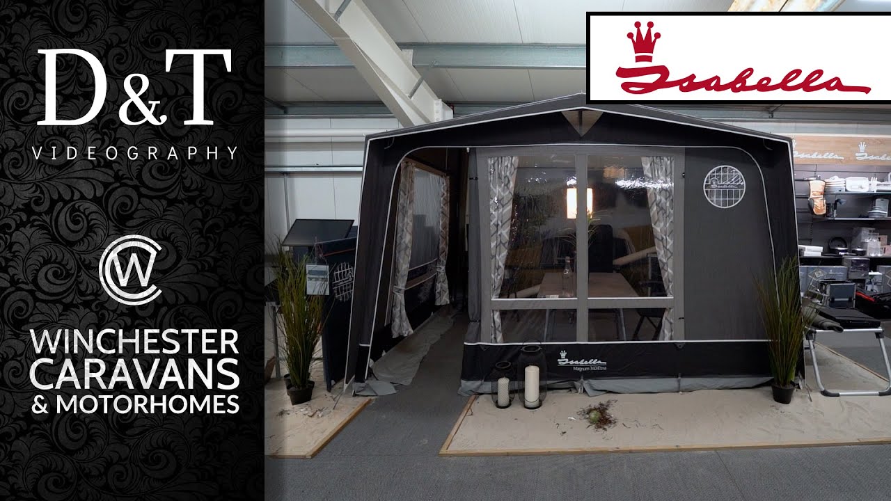 Isabella's Magnum 340 Awning Produced for Winchester Caravans YouTube