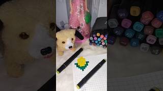 🌽 Pixel Art!? #8bit #pixelart #art #draw #drawing #trending #markers
