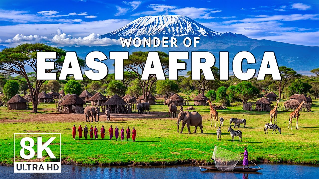 Wonders of East Africa – Discover Savannas, Volcanoes, and Endless Skies | Travel Video 4K