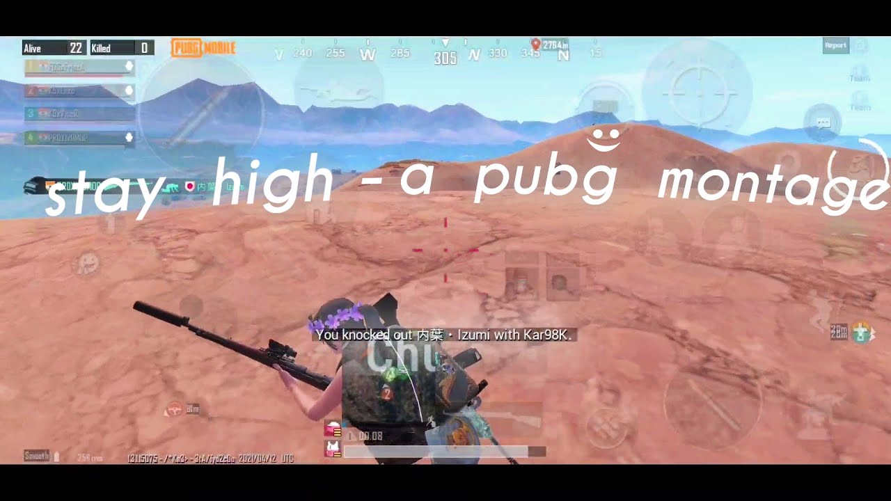 Stay High - A Pubg Montage  t1 customs best montage