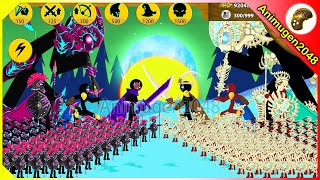 Epic Final Boss Showdown Vdanire Vs Undead Xiphos Bonelord  Stick War Legacy God  Animugen2048
