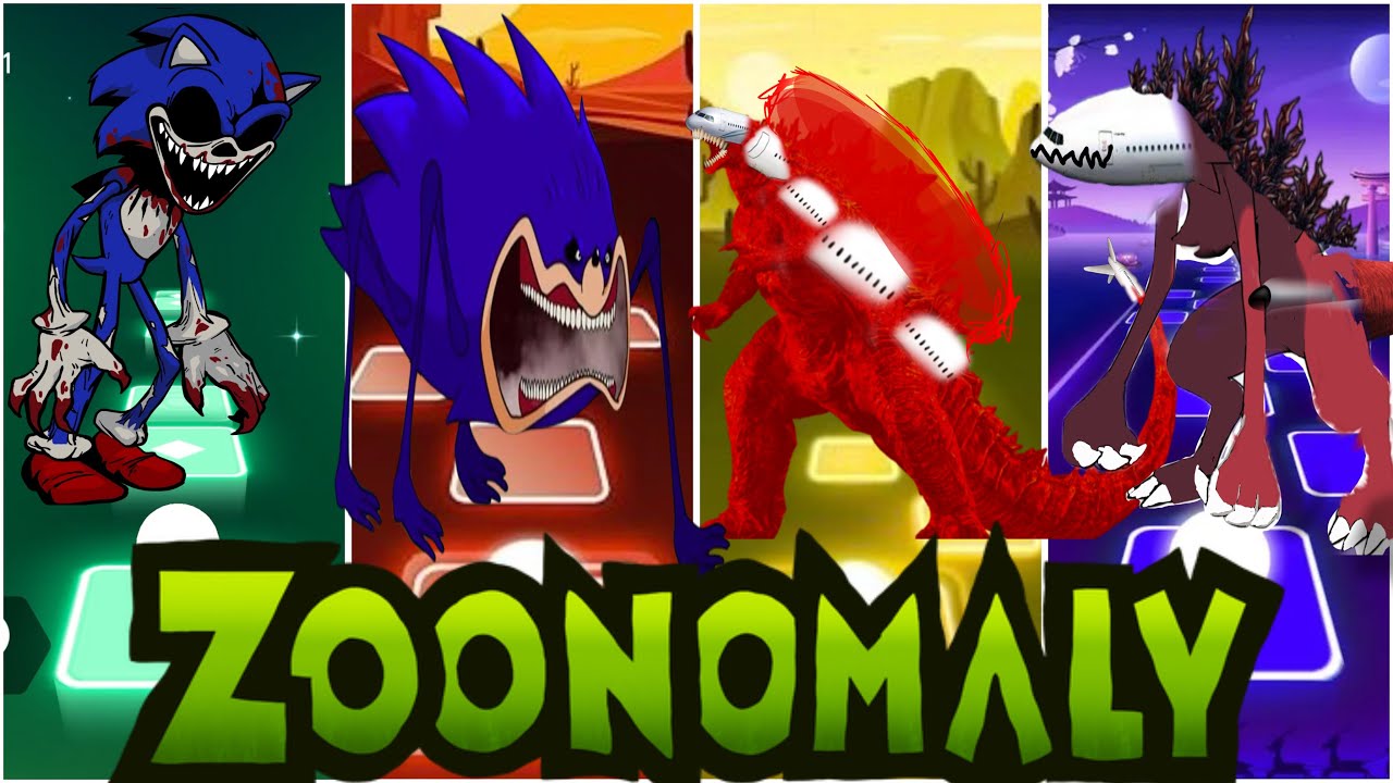 SONIC EXE VS SHIN SONIC VS INFECTED SKY - ZOONOMALY (COVER)SONGS 