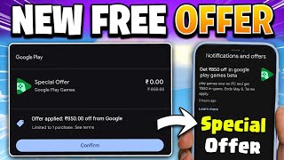 Claim Your FREE ₹850 Google Play Games Special New Offer for Mobile Games!