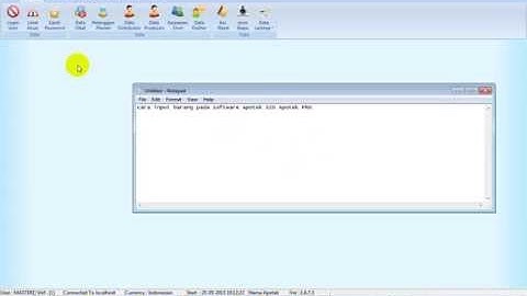 Input barang software SID Apotek