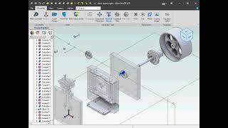 Dake square engine in Alibre Atom 3D CAD