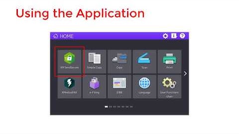 Tutorial: Getting Started with the XM SendSecure App for Toshiba MFDs