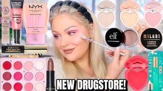 testing viral new drugstore makeup 2023 first impressions makeup tutorial kelly strack