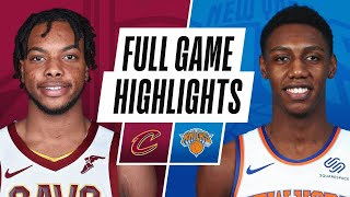 Game Recap: Knicks 102, Cavaliers 81