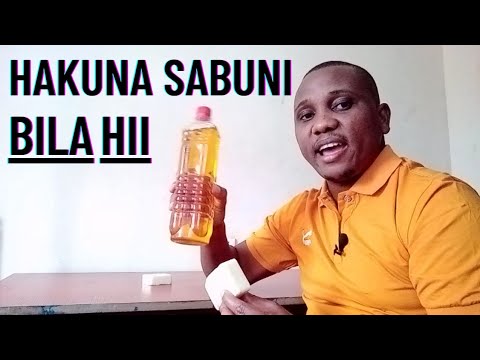 KITU MUHIMU KATIKA KUTENGENEZA SABUNI YA KIPANDE