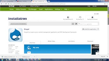 How to installed the DRUPAL CMS through CPANEL (Godaddy.com hosting )?