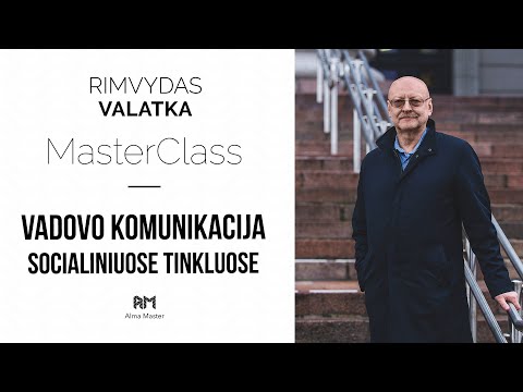 Rimvydas Valatka - Vadovo komunikacija socialiniuose tinkluose