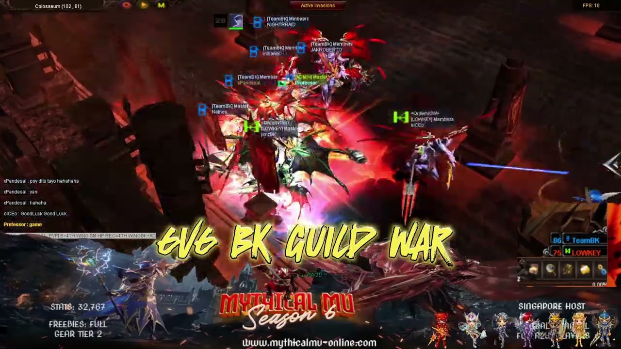 Mythical MU 6vs6 Guild War