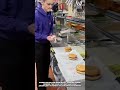 Fast Food Worker Satisfying Skill Wrapping Hamburgers #workculture