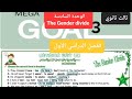 مراجعة انجليزي الوحدة السادسة The Gender Divide للصف الثالث ثانوي الفصل الدراسي الأول 