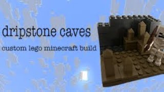 I built LEGO DRIPSTONE CAVES from MINECRAFT! #lego #moc #minecraft #legominecraft #legomoc 