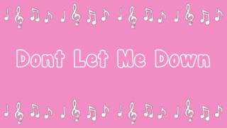 Dont Let Me Down  Speed Up  Speed Ups 54280