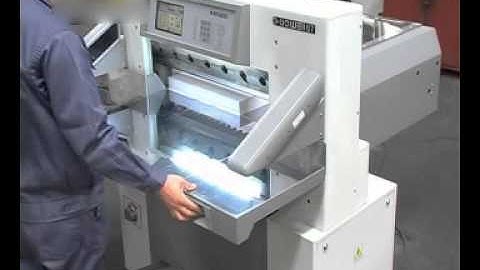 Full Hydraulic Program Control Paper Cutter
