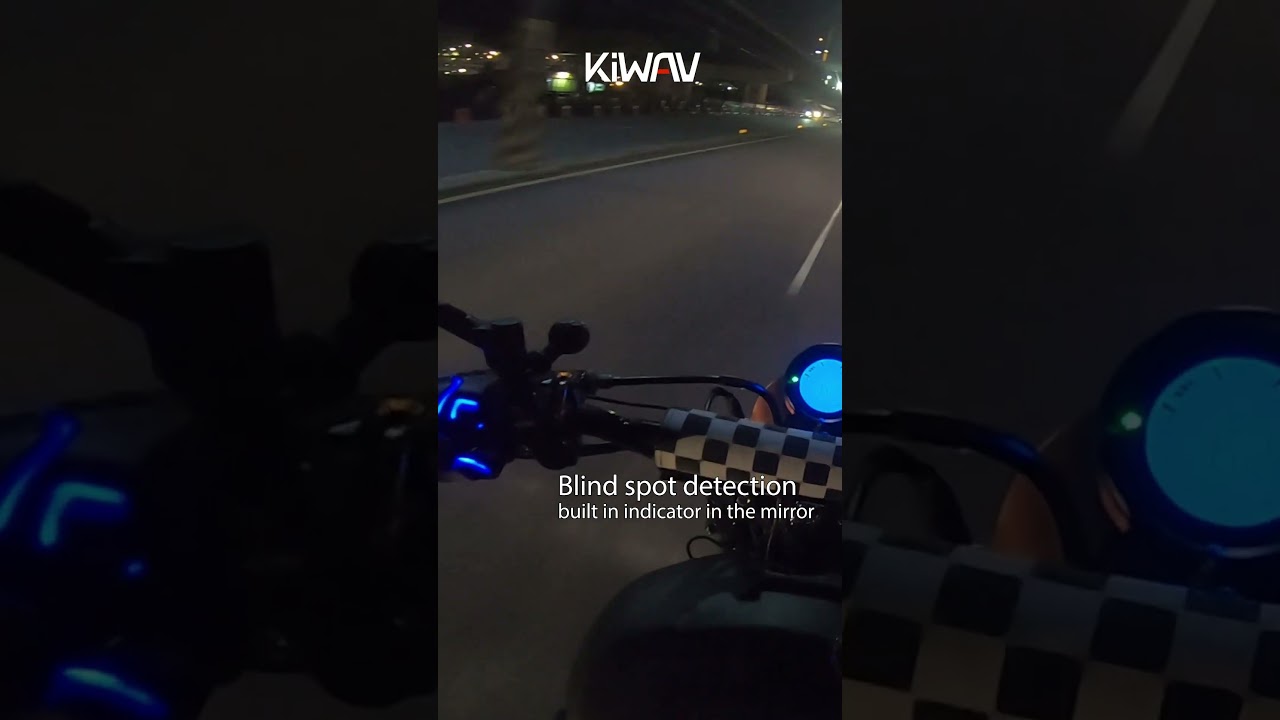 Street legal motorcycle millimeter wave radar BSD system LCA lane change