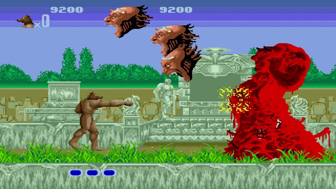 Altered Beast, Boss battle. 