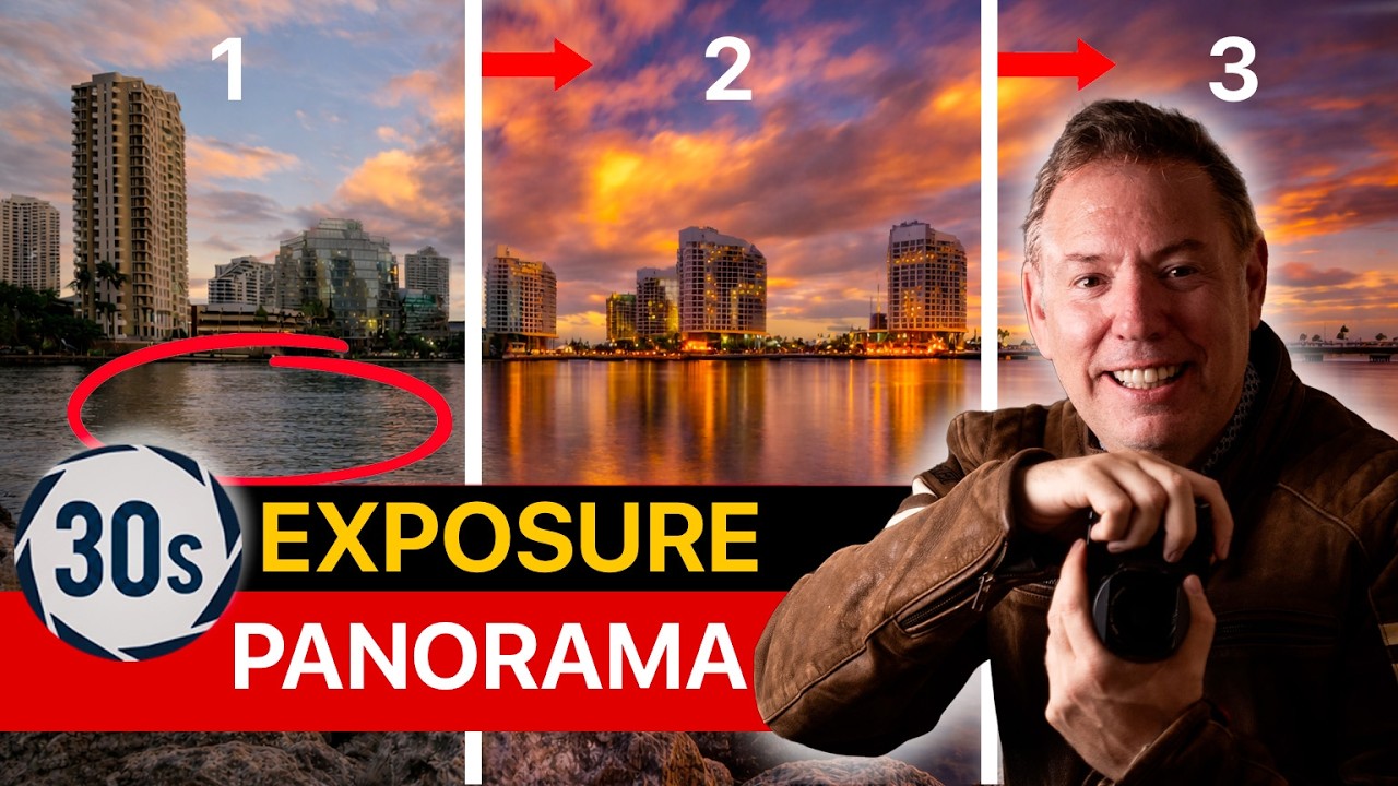 Я попробовал панорамную съемку с выдержкой в ​​32 секунды… Это все изменило.