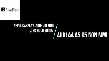 Installation Adding Apple Carplay Android auto to Audi A4 A5 Q5 Non MMI Audi Concert