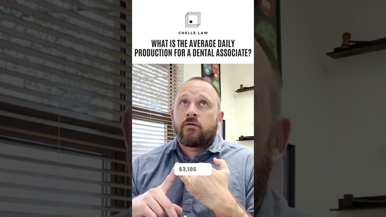 What is the Average Daily Production for a Dental Associate?