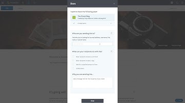 Sharing with other PebblePad users