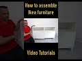 Ikea BESTA Tv bench Tutorial. Ikea furniture assembly Tutorials