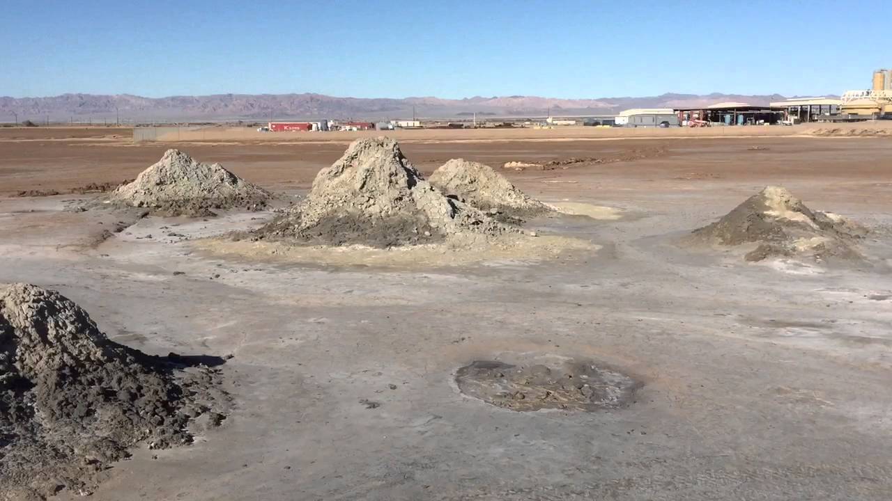 Mud Pots at the DavisSchrimpf Seep Field near the Salton Sea