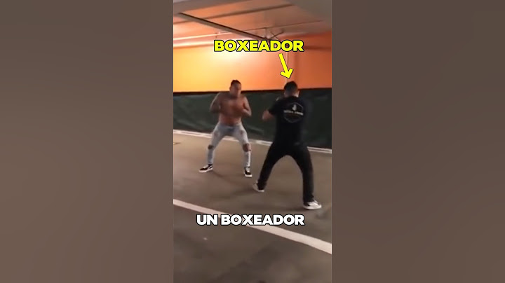 Pelea callejera con un boxeador, mala idea?