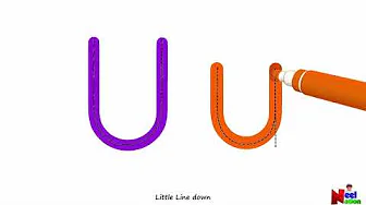 Writing the letter U | Alphabet writing | Writing letter for Kids | Learn writing in 10 Seconds !!!!