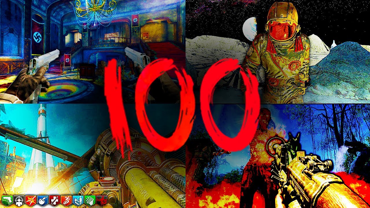 Раунд 100 на каждой карте Black Ops 1
